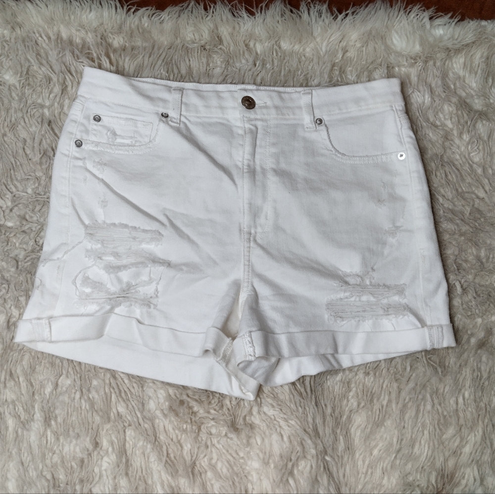 American Eagle Curvy High Rise Shortie Shorts Size 14 - Picture 5 of 12